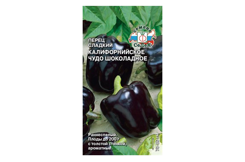 Перец Калифорнийское чудо шоколадное (сл.) (Седек)