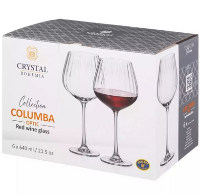 Набор бокалов д/вина COLUMBA OPTIC (6шт) 640мл БСС0364