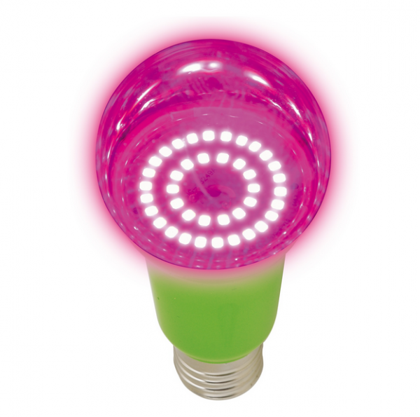 Лампа Uniel LED для растений A60-15W/SPSB/E27/CL PLP30GR