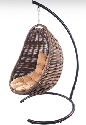 Кресло-кокон подвесное DeckWOOD коричневый (компл)*
