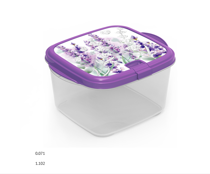 Контейнер д/СВЧ (0,9л) LAVENDER C97244