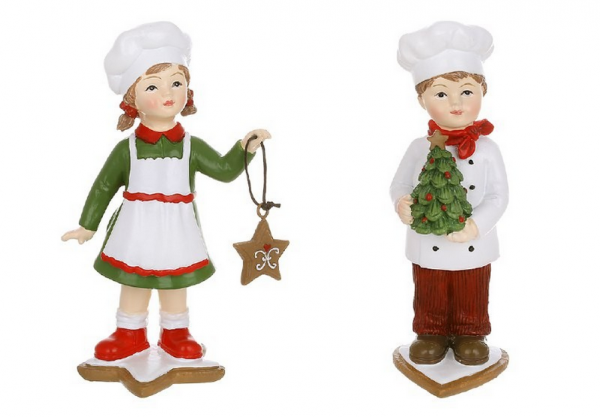 Фигурка НГ Дети-кондитеры (15см) 838-494