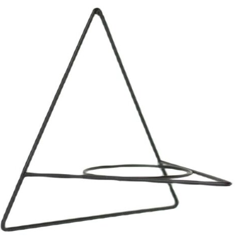 Подставка настенная Ларго треугольник д/одного горшка ПЛ6