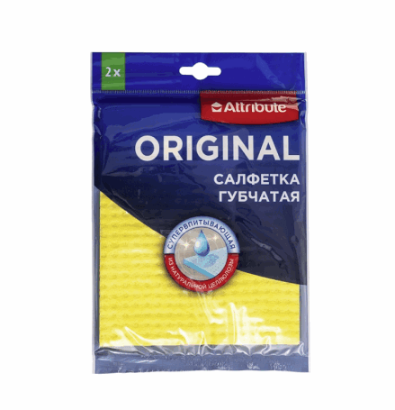 Салфетка губчатая (15*18см) ORIGINAL 2шт ACC002