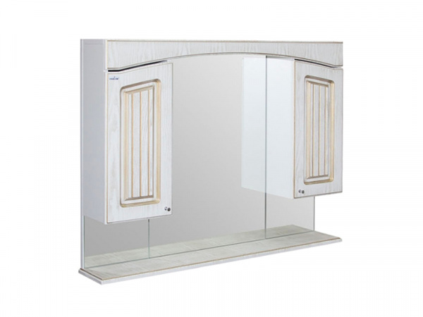 Шкаф-зеркало MIXLINE КРИТ-105 патина золото 533129 НК