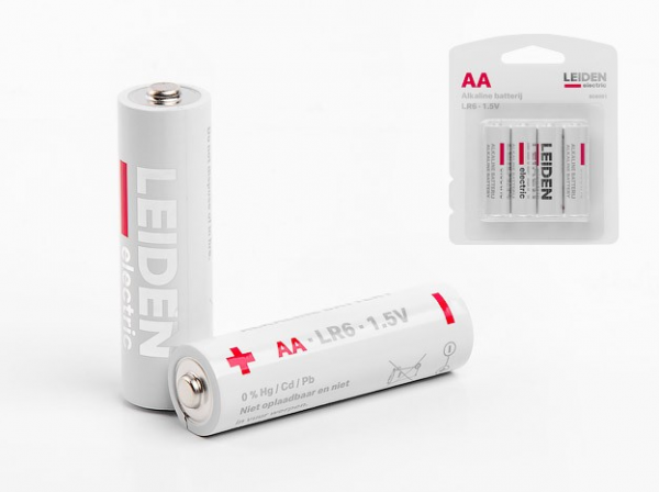 Батарейки LEIDEN ELECTRIC AA LR6 1,5V Alkaline (4шт)