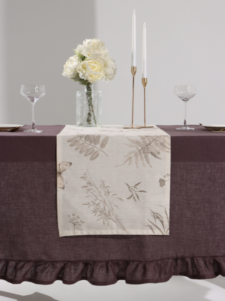 Дорожка на стол Этель (40*146см) Flower herbarium 10283408